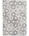 Km Home Waterside Reef 5'3" X 7'7" Area Rug In Gray