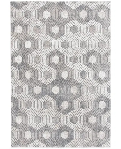 Km Home Waterside Reef 7'10" X 10'10" Area Rug In Gray