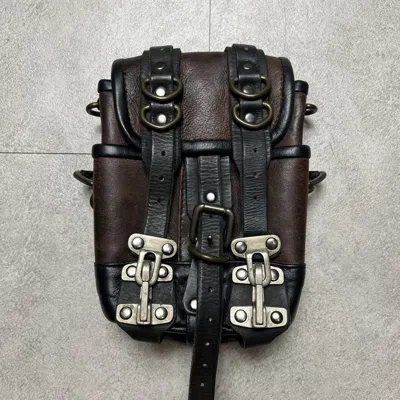 Pre-owned Kmrii Archive Belt Porch Bag Y2k In Black