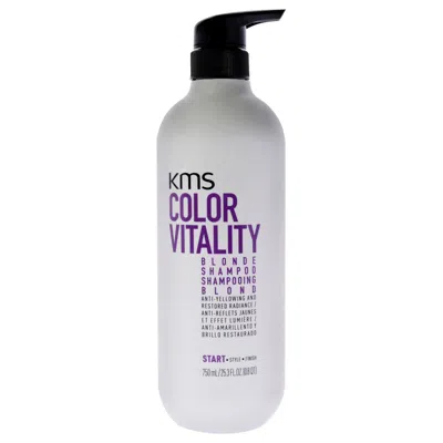 Kms Color Vitality Blonde Shampoo By  For Unisex - 25.3 oz Shampoo In Grey