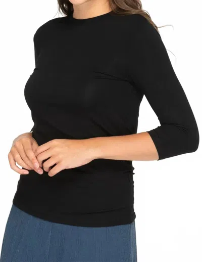 Kmw Basic T-shirt Top In Black