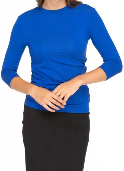 Kmw Basic T-shirt Top In Royal In Blue