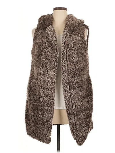 Pre-owned Knapp Studio Sweater Vest In Brown