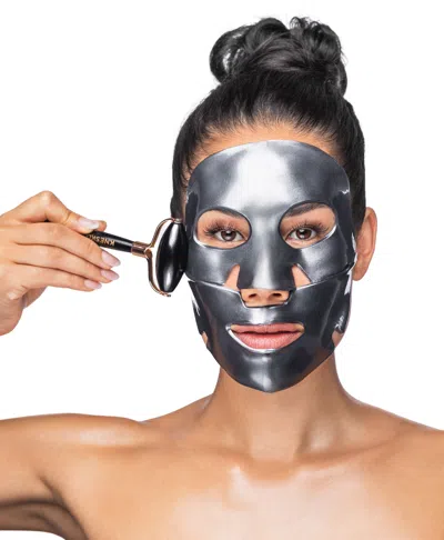 Knesko Black Pearl Detox Collagen Mask & Obsidian Gemstone Roller Discovery Kit In Default Title