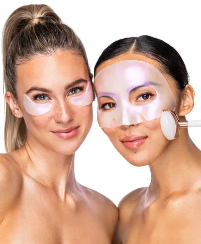 Knesko Diamond Radiance Collagen Mask & White Jade Gemstone Roller Discovery Kit