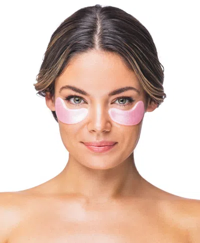 Knesko Rose Quartz Antioxidant Collagen Eye Mask In White