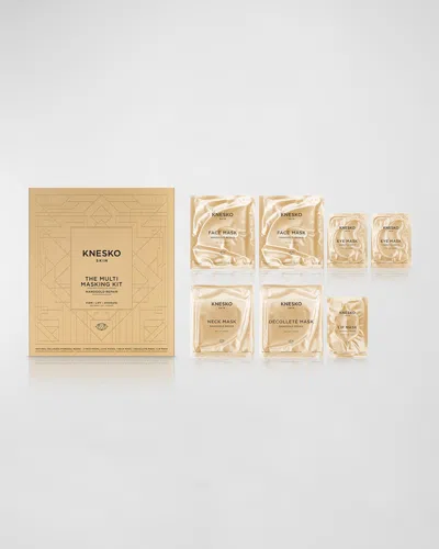 Knesko Skin Nanogold Repair Multi Masking Kit In Gold