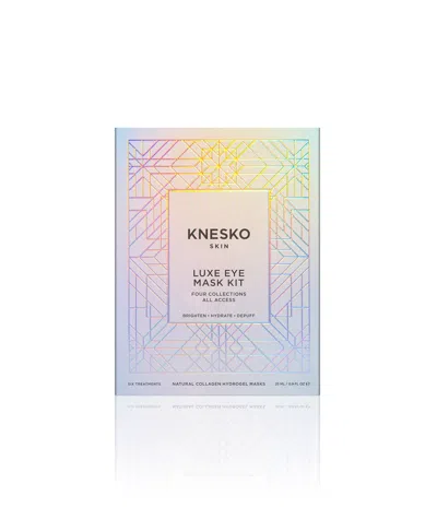 Knesko The Luxe Eye Mask Kit In White