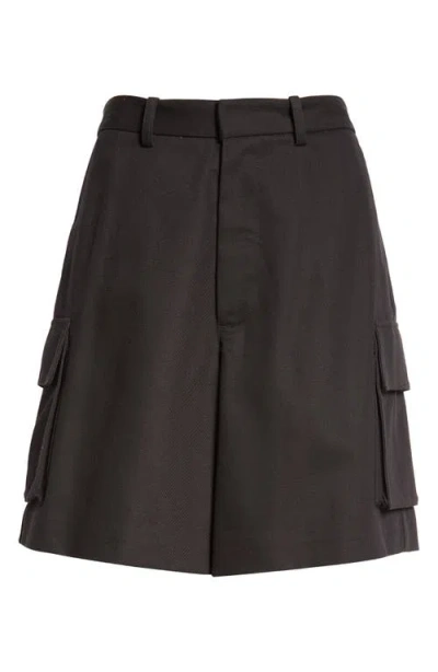 K.ngsley Berlin Cargo Shorts In Black