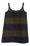 K.ngsley Gender Inclusive Zuri Panel Tank Dress In Navy/dark Olive