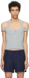 K.ngsley Gray 2-way Tank Top In 08gc