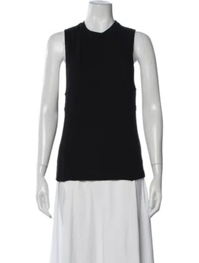 Pre-owned K.ngsley Mock Neck Sleeveless Top W/ Tags In Black