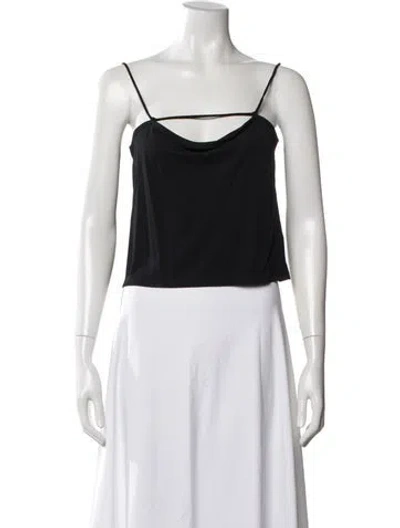 Pre-owned K.ngsley Scoop Neck Sleeveless Top In White
