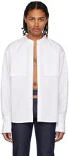 K.ngsley Ssense Exclusive White Murray Shirt In White