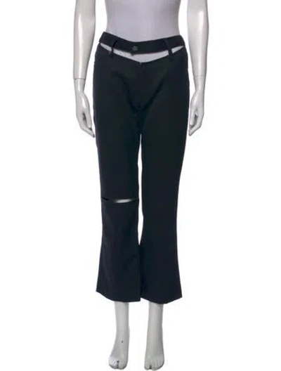 Pre-owned K.ngsley Straight Leg Pants In Black