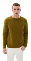 Knickerbocker Bud Alpaca Sweater Chartreuse In Brown