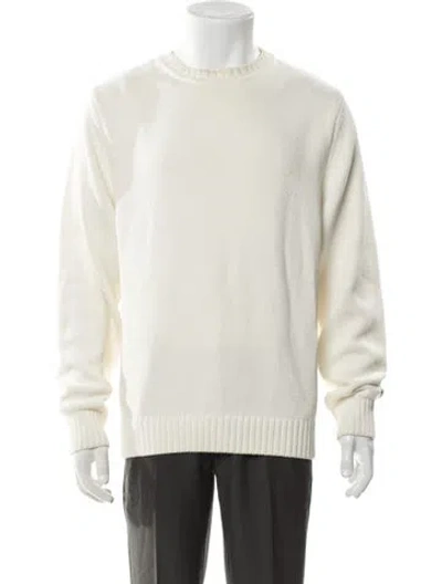 Pre-owned Knickerbocker Crew Neck Long Sleeve Pullover In Neutral