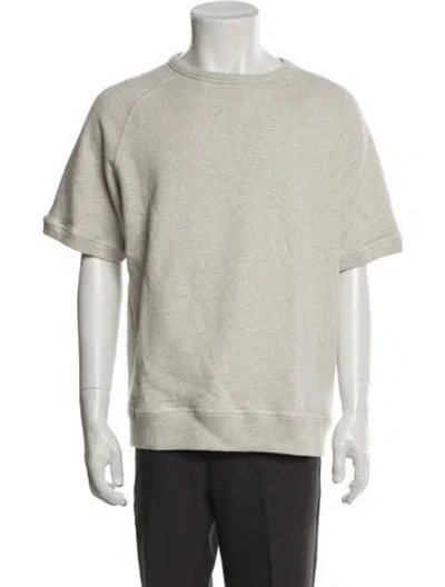 Pre-owned Knickerbocker Crew Neck Short Sleeve Pullover In Gray