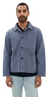 Knickerbocker French Vintage Hbt Overshirt Country Blue In Country Blue
