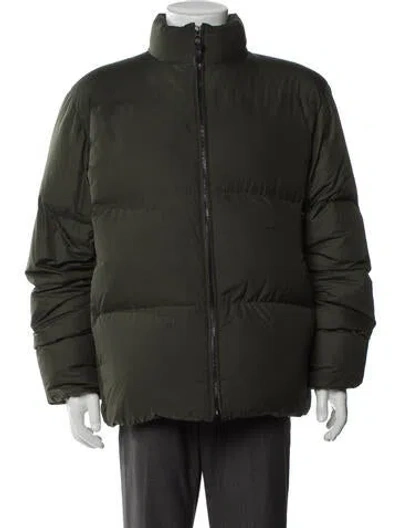 Pre-owned Knickerbocker Puffer Coat In Green