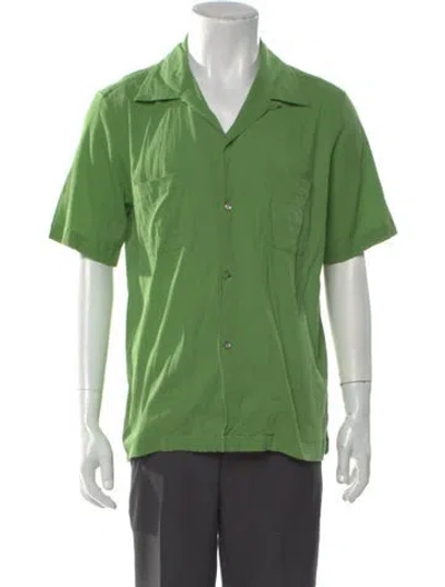 Pre-owned Knickerbocker Short Sleeve Shirt In Green