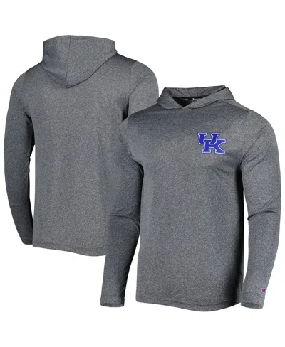 Knights Apparel Men's Champion Gray Kentucky Wildcats Hoodie Long Sleeve T-shirt