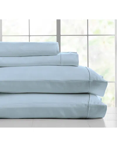 KNIGHTSBRIDGE KNIGHTSBRIDGE 600 THREAD COUNT HERRINGBONE STRIPE SHEET SET