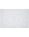 Knightsbridge Rectangle Bath Rug In White