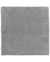Knightsbridge Bella Napoli Bath Rug In Silver