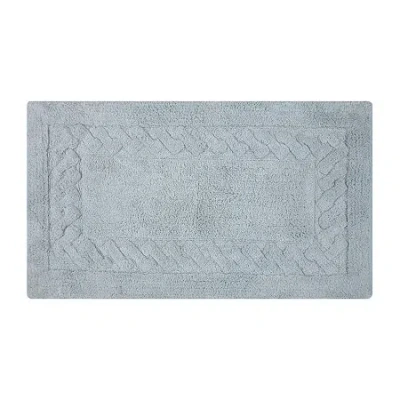 Knightsbridge Chain Bath Rug In Blue