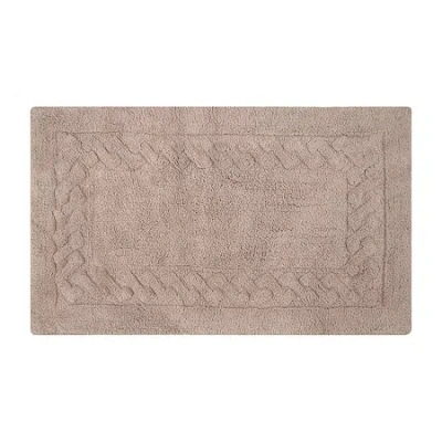 Knightsbridge Chain Bath Rug In Brown