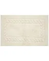 Knightsbridge Chain Bath Rug In Ivory