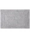 Knightsbridge Chain Bath Rug In Silver