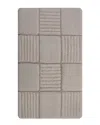 Knightsbridge Chakkar Board Bath Rug In Ivory
