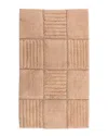 Knightsbridge Chakkar Board Bath Rug In Natural