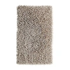 Knightsbridge Chenille Shaggy Bath Rug In Brown