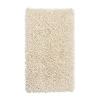 Knightsbridge Chenille Shaggy Bath Rug In Sand