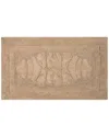 Knightsbridge Cipher Bath Rug In Natural