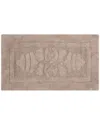 Knightsbridge Cipher Bath Rug In Stone