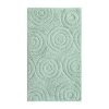 Knightsbridge Circles Bath Rug In Green