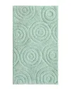 Knightsbridge Circles Bath Rug In Green