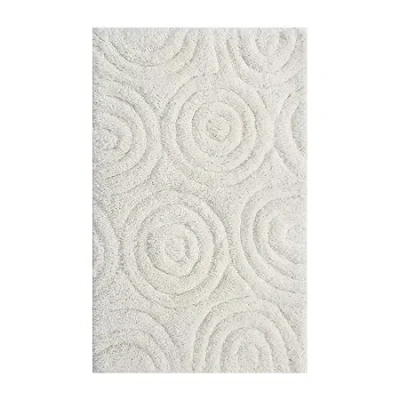 Knightsbridge Circles Bath Rug In Sand