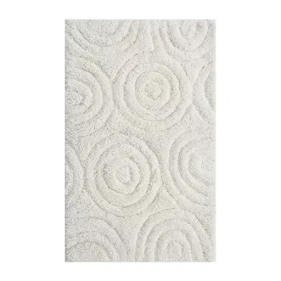 Knightsbridge Circles Bath Rug In Sand
