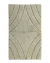 Knightsbridge Diamond Bath Rug In Green