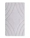 Knightsbridge Diamond Bath Rug In White