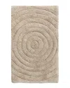 Knightsbridge Echo Bath Rug In Brown