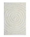 Knightsbridge Echo Bath Rug In Ivory