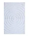 Knightsbridge Echo Bath Rug In White