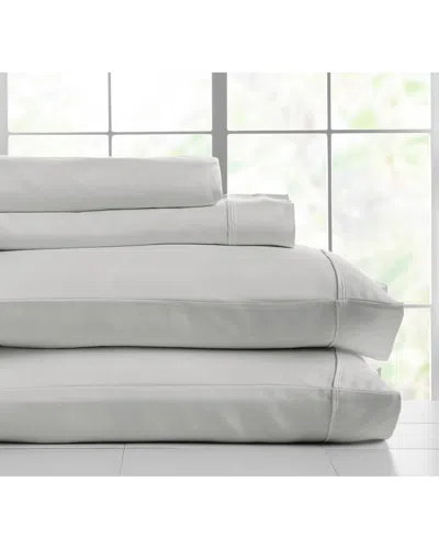 KNIGHTSBRIDGE KNIGHTSBRIDGE HERRINGBONE STRIPE 600 THREAD COUNT SHEET SET