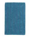 Knightsbridge Linear Bath Rug In Aqua